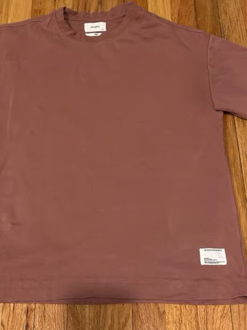 Women's Oversized Pink Long Sleeve Shirt Size M